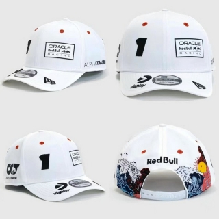Red Bull 9SEVENTY Curved Adjustable Hats 125634