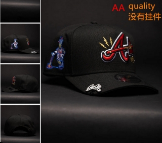 Atlanta Braves MLB 9FORTY Curved Adjustable Hats Accessories Not Included 130676