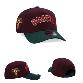 Boston Red Sox MLB 9FORTY Curved Adjustable Hats 130677