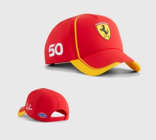 Ferrari Curved Adjustable Hats 130784
