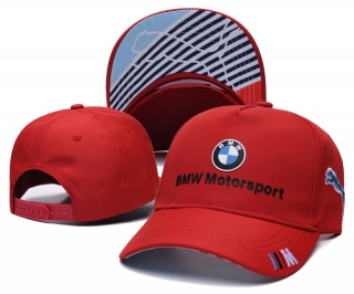 BMW Motorsport Curved Adjustable Snapback Hats 131151