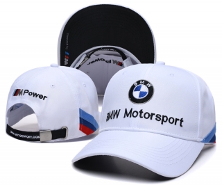 BMW Motorsport Curved Adjustable Strapback Hats 131155