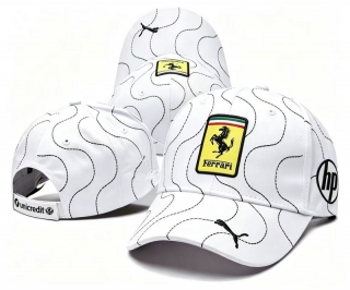 Ferrari Curved Adjustable Hats 131177