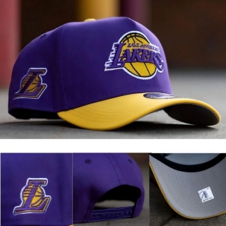 Los Angeles Lakers NBA Curved 9FIFTY Snpaback Hats 131196