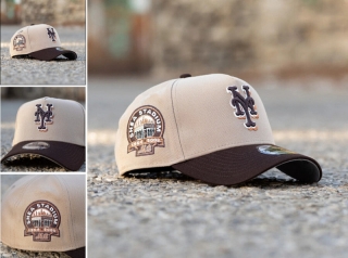 New York Mets MLB 9FORTY Curved Adjustable Hats 131203