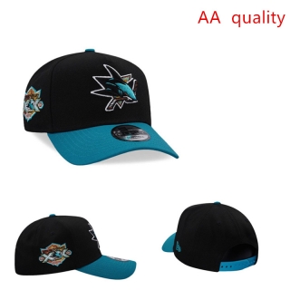 San Jose Sharks NHL 9FORTY Curved Adjustable Hats 131222