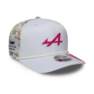Alpine F1 Team 131266 Miami Race Special White 9SEVENTY Curved Stretch Snap Caps 131266