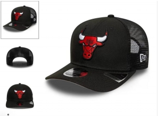 Chicago Bulls NBA Curved Mesh Adjustable Hats 131326