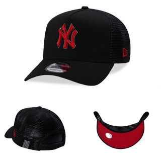 New York Yankees MLB 9FORTY Curved Mesh Adjustable Hats 131358