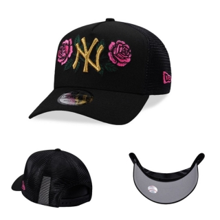 New York Yankees MLB 9FORTY Curved Mesh Adjustable Hats 131359