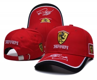Ferrari Curved Adjustable Hats 131388